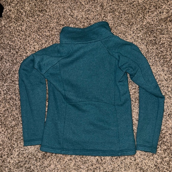 Columbia Teal 1/4 buttoned Knit Sweater size XS - Picture 5 of 5